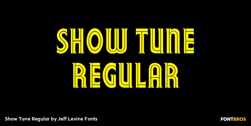 Show Tune Regular Poster