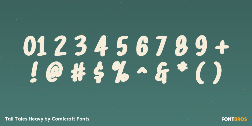 Tall Tales Heavy Font Poster #4