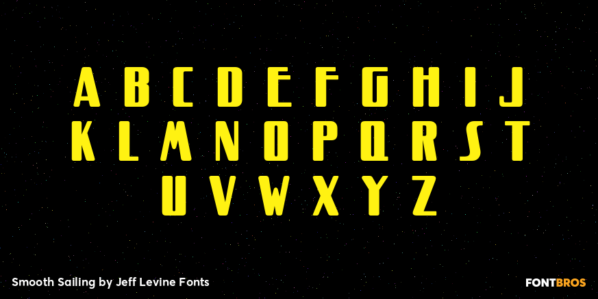 Smooth Sailing Font Poster #2