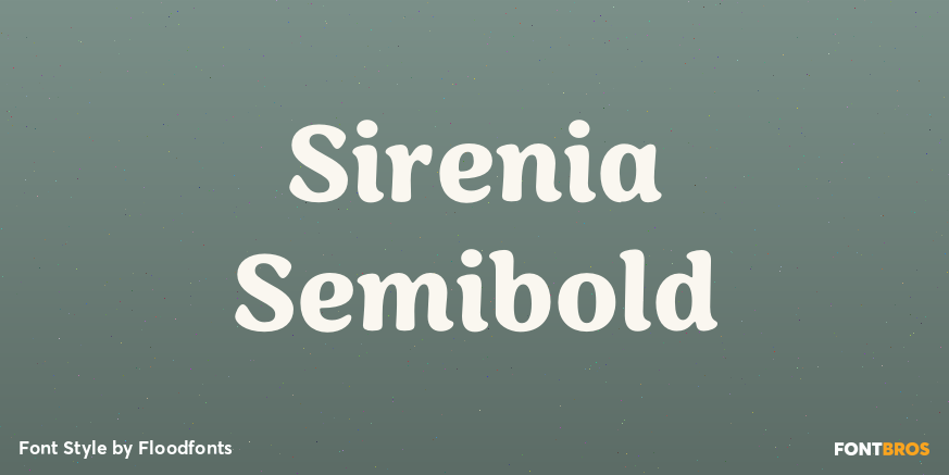 Sirenia Semibold Poster