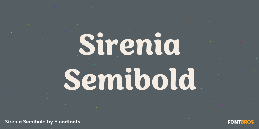 Sirenia Semibold Poster