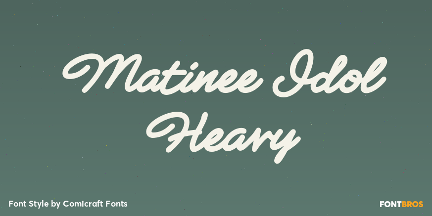 Matinee Idol Heavy Poster