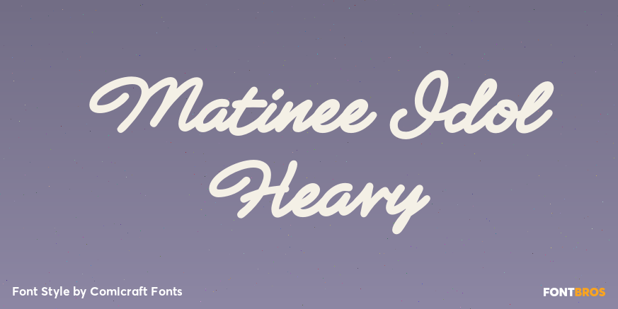Matinee Idol Heavy Poster