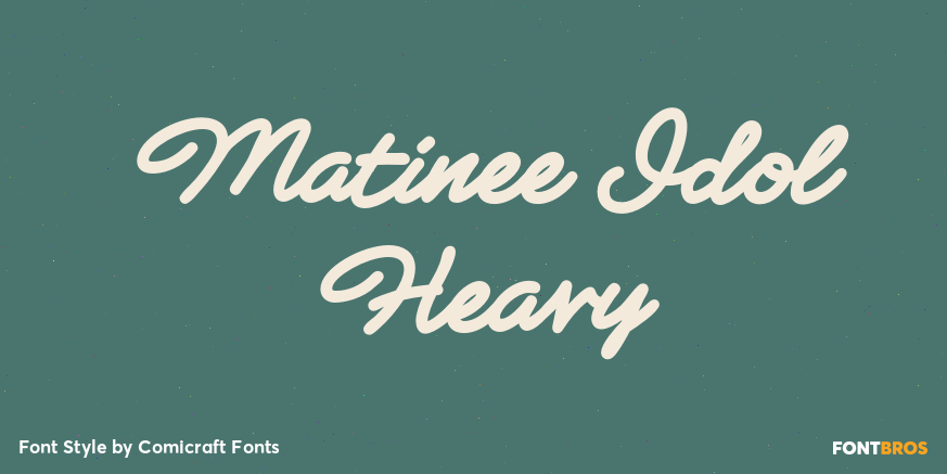 Matinee Idol Heavy Poster