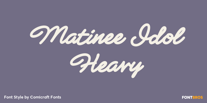 Matinee Idol Heavy Poster
