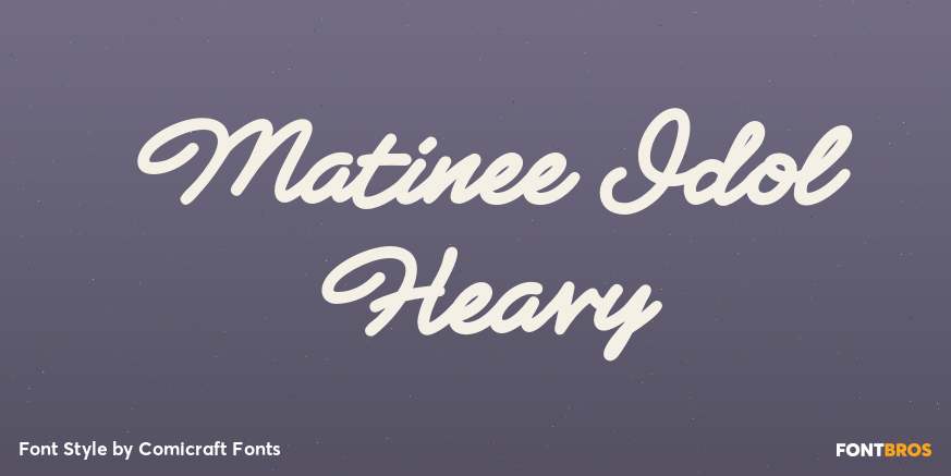 Matinee Idol Heavy Poster