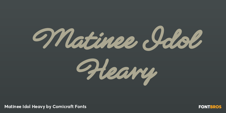 Matinee Idol Heavy Poster