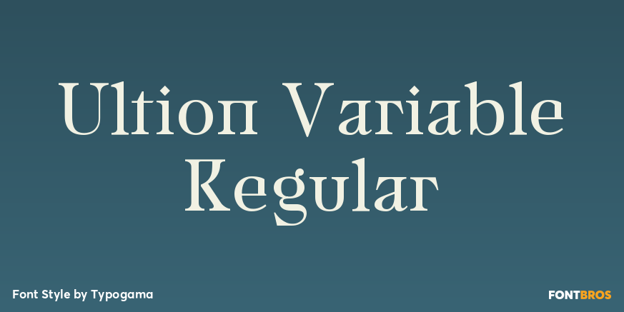 Ultion Variable Regular Poster