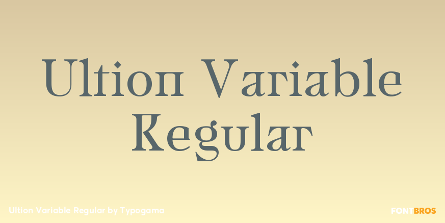 Ultion Variable Regular Poster