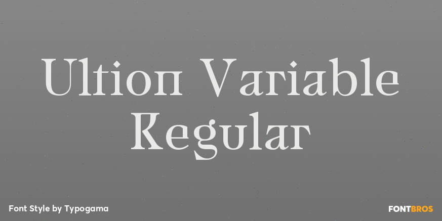 Ultion Variable Regular Poster