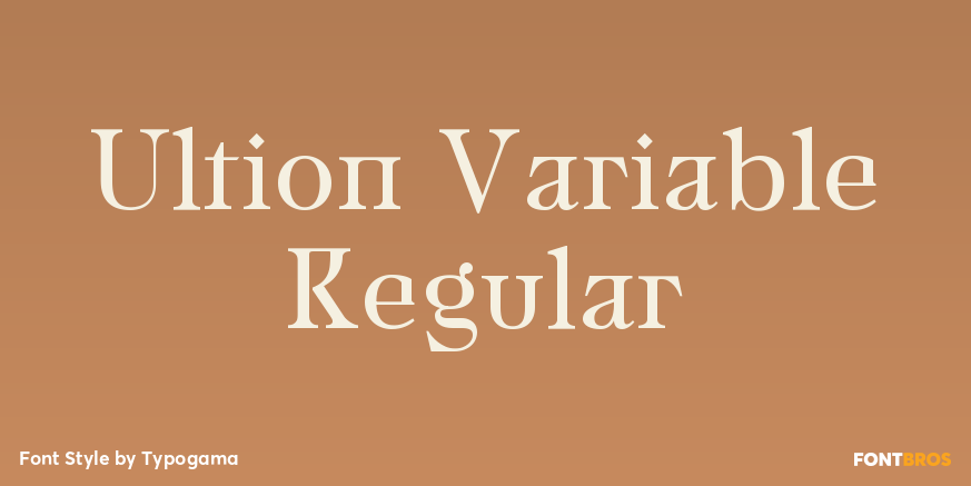 Ultion Variable Regular Poster