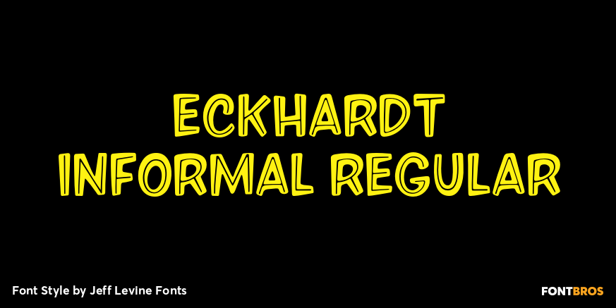 Eckhardt Informal Regular Poster