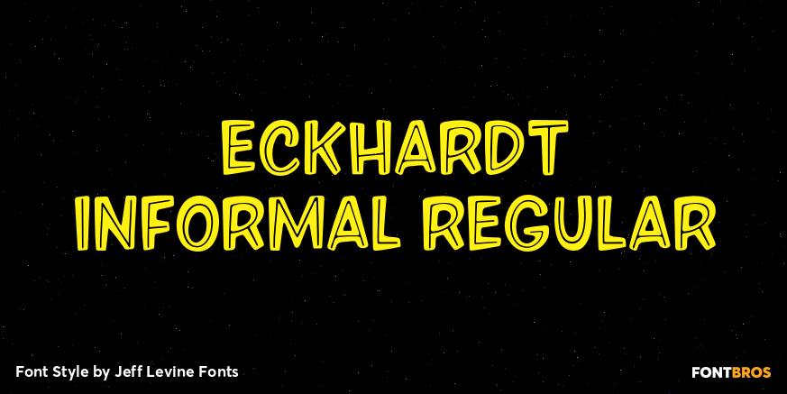 Eckhardt Informal Regular Poster
