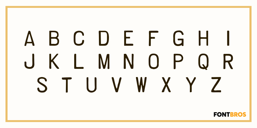 Teletype Font Poster #2