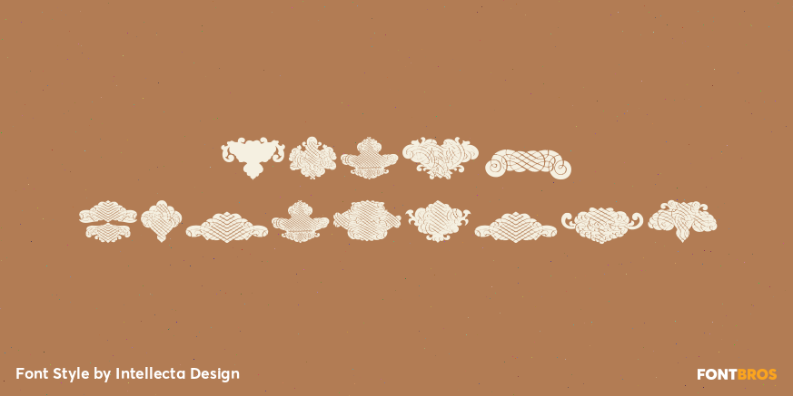 Black Ornaments Poster