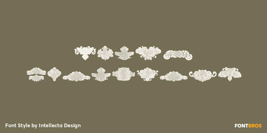 Black Ornaments Poster