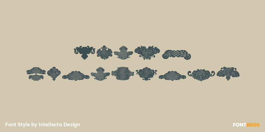 Black Ornaments Poster