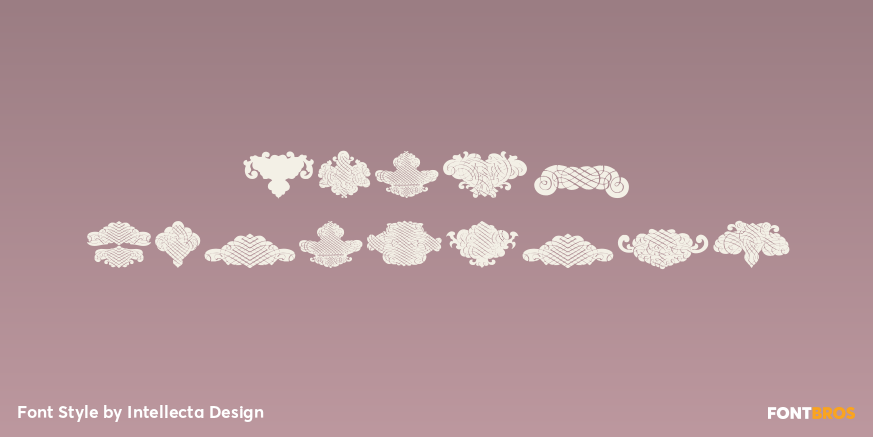 Black Ornaments Poster