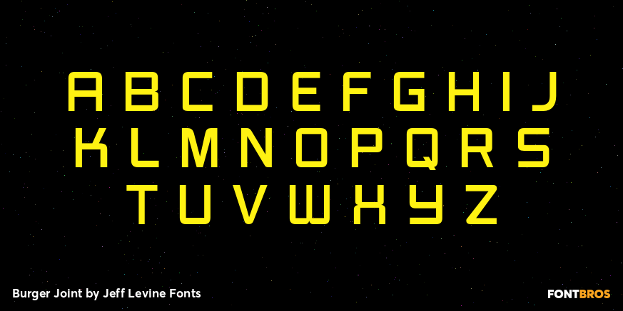 Burger Joint Font Poster #2