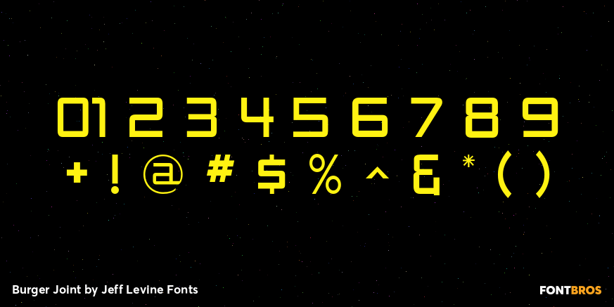 Burger Joint Font Poster #4