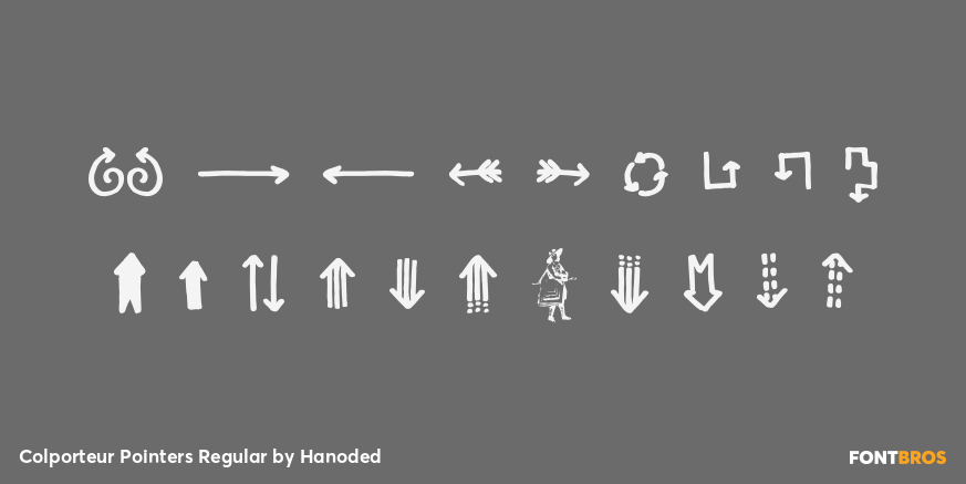 Colporteur Pointers Regular Font Poster #4