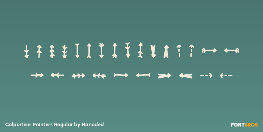 Colporteur Pointers Regular Font Poster #2