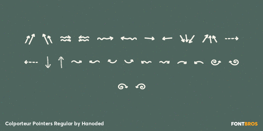 Colporteur Pointers Regular Font Poster #3