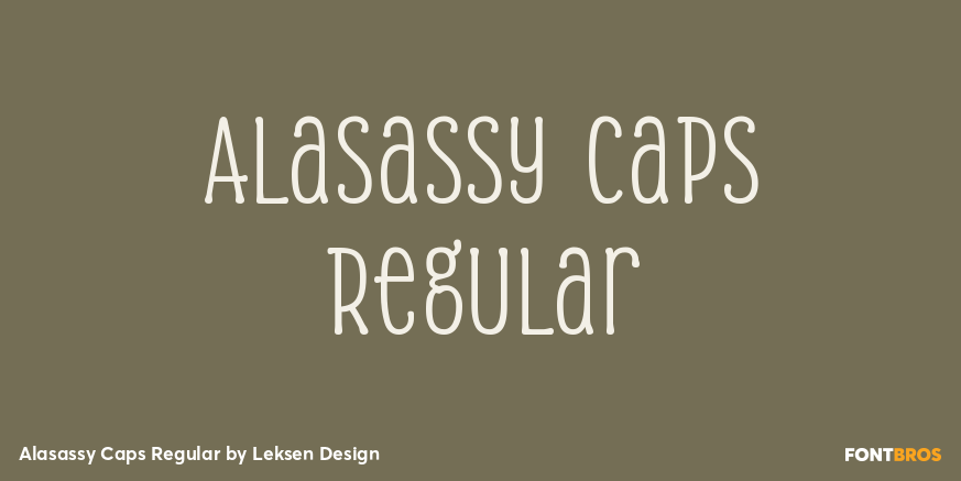 Alasassy Caps Regular Poster