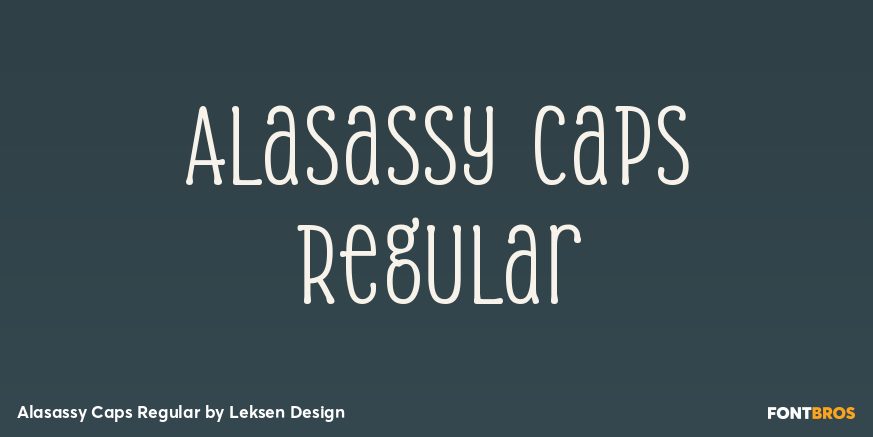 Alasassy Caps Regular Poster