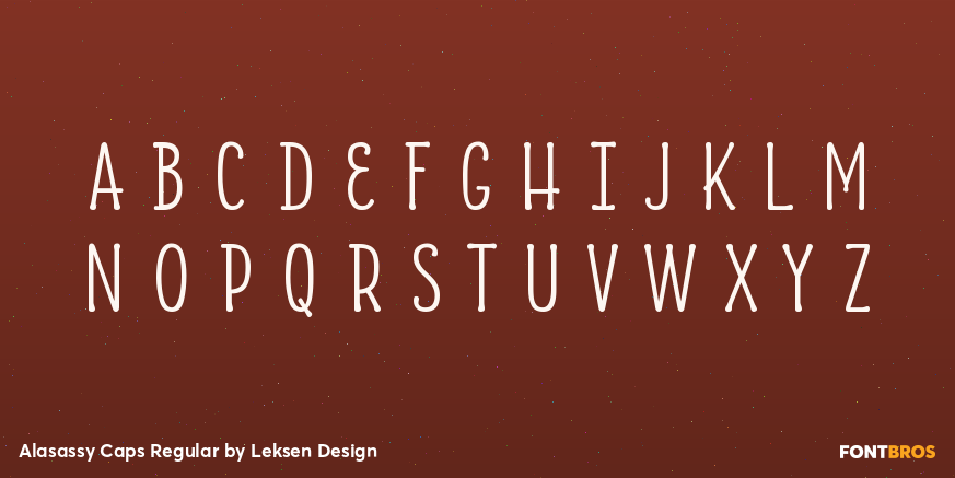 Alasassy Caps Regular Font Poster #2