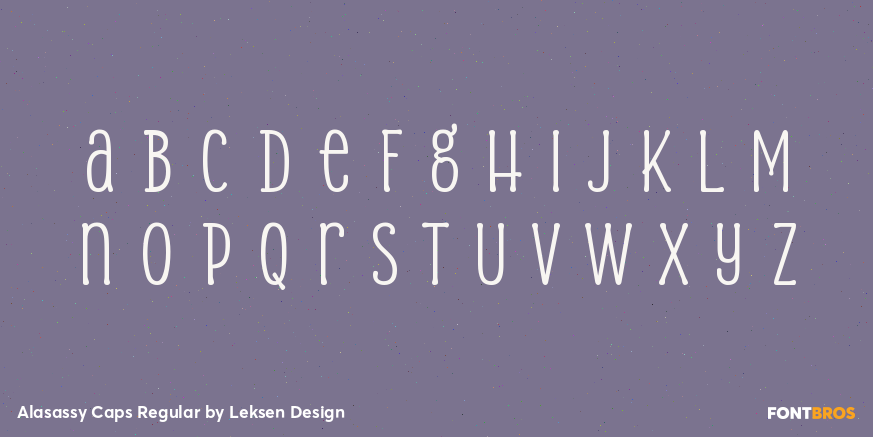 Alasassy Caps Regular Font Poster #3