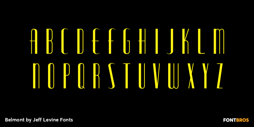 Belmont Font Poster #3