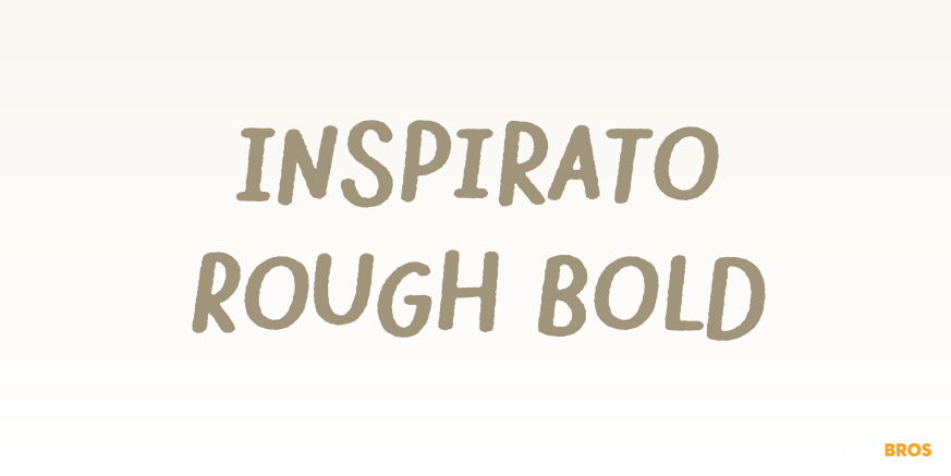 Inspirato Rough Bold Poster