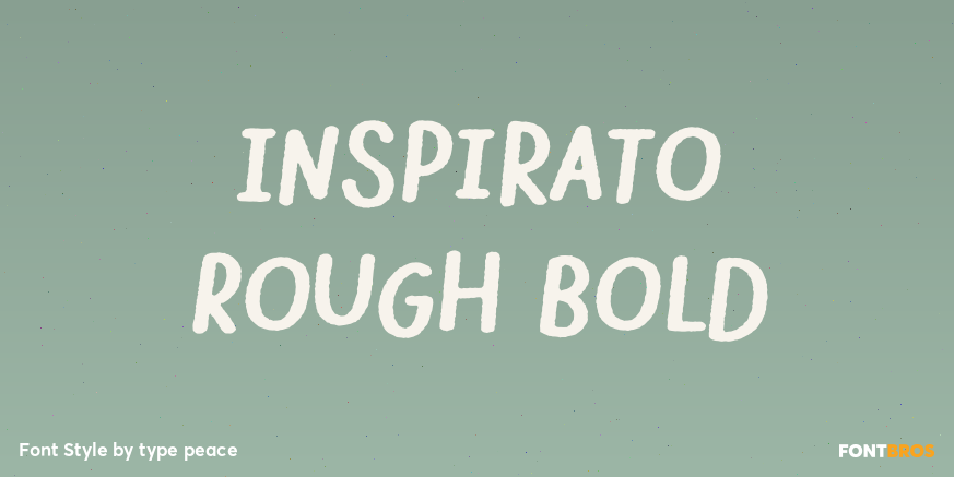 Inspirato Rough Bold Poster
