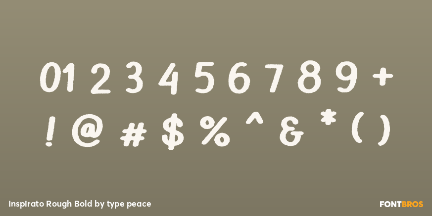Inspirato Rough Bold Font Poster #1