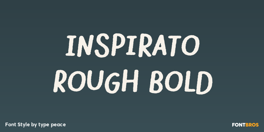 Inspirato Rough Bold Poster