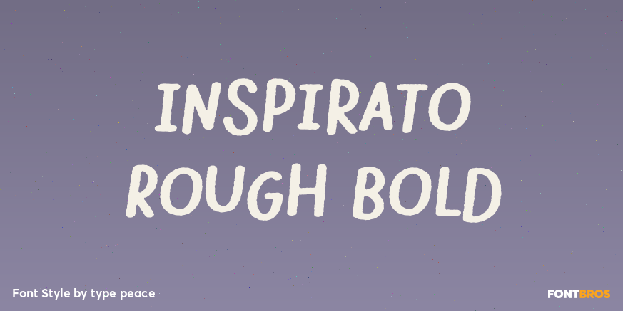Inspirato Rough Bold Poster