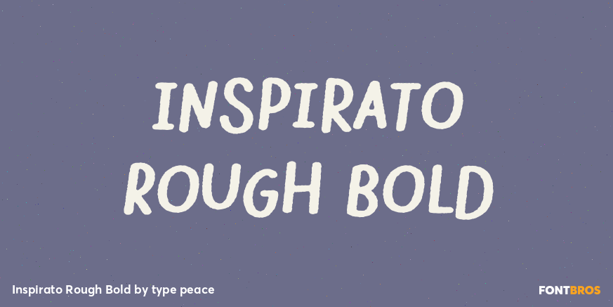 Inspirato Rough Bold Poster