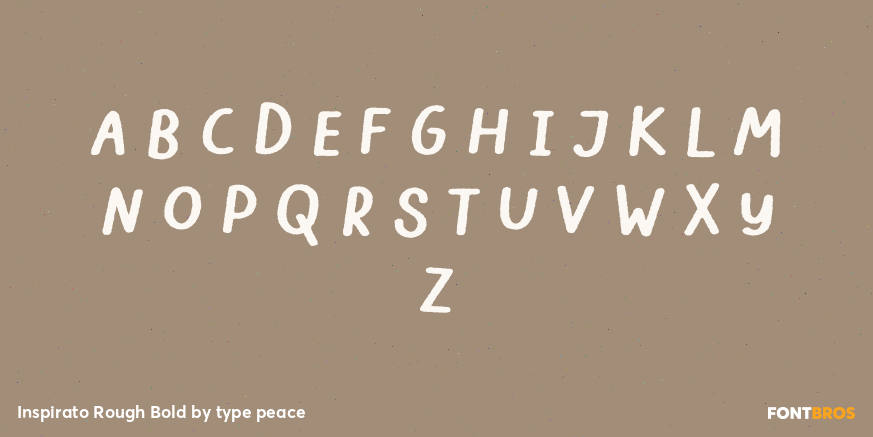 Inspirato Rough Bold Font Poster #1