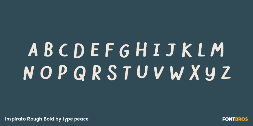 Inspirato Rough Bold Font Poster #1