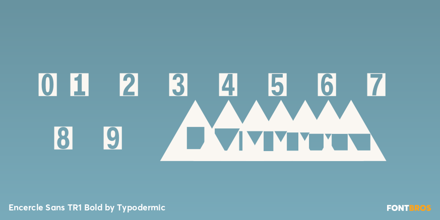 Encercle Sans TR1 Bold Font Poster #4