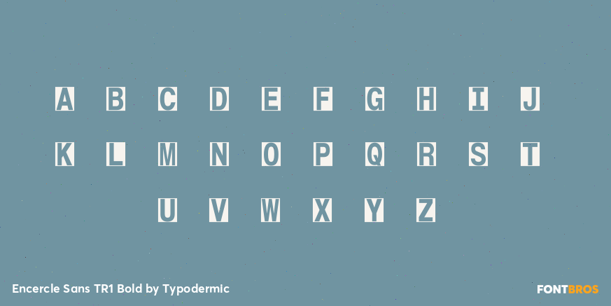Encercle Sans TR1 Bold Font Poster #1