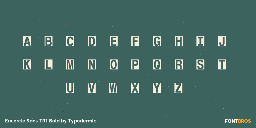 Encercle Sans TR1 Bold Font Poster #1