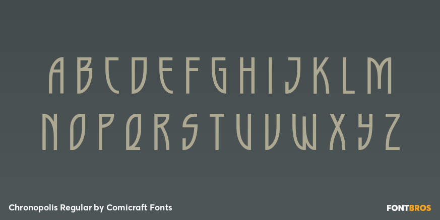 Chronopolis Regular Font Poster #3