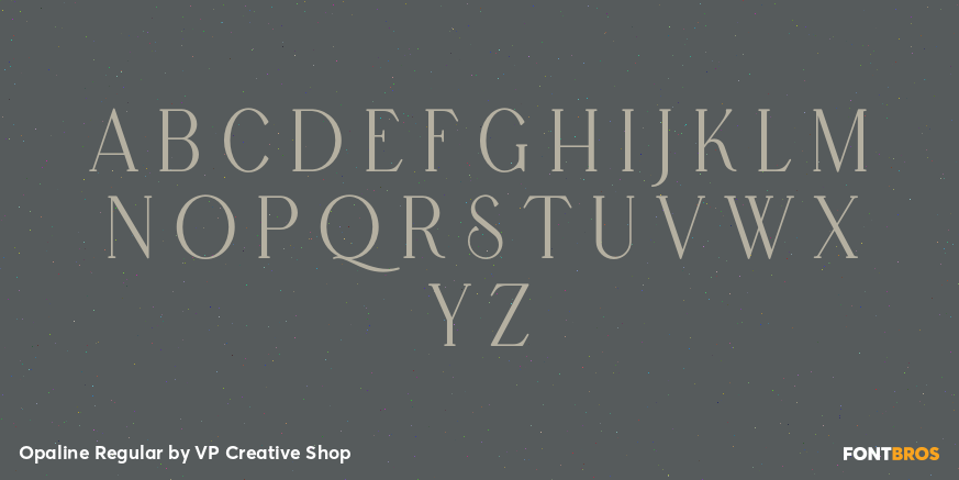 Opaline Regular Font Poster #1