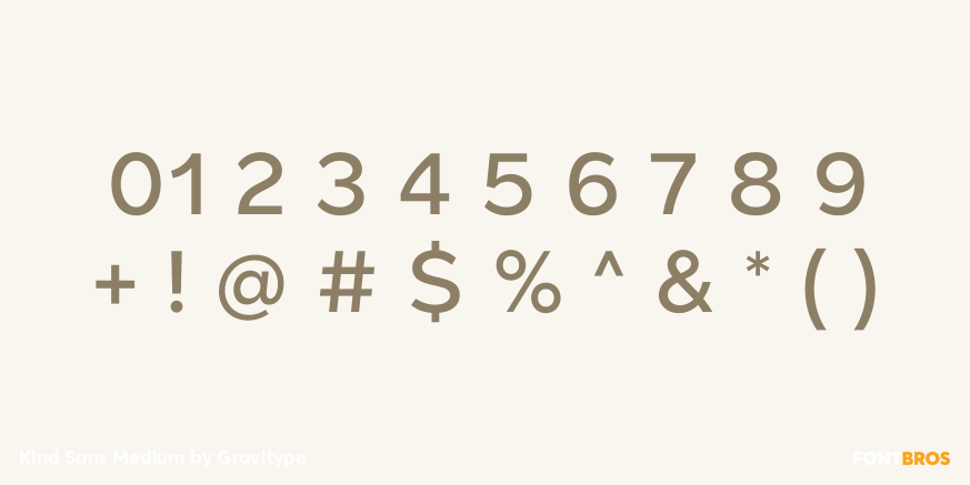 Kind Sans Medium Font Poster #1