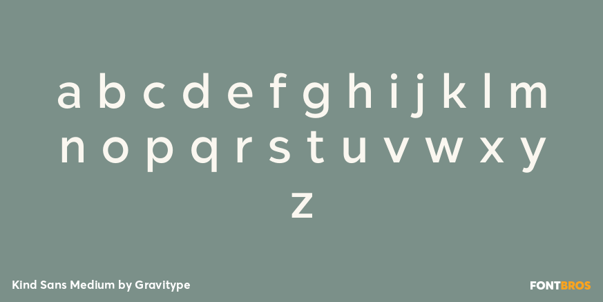 Kind Sans Medium Font Poster #1