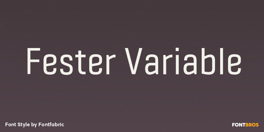 Fester Variable Poster