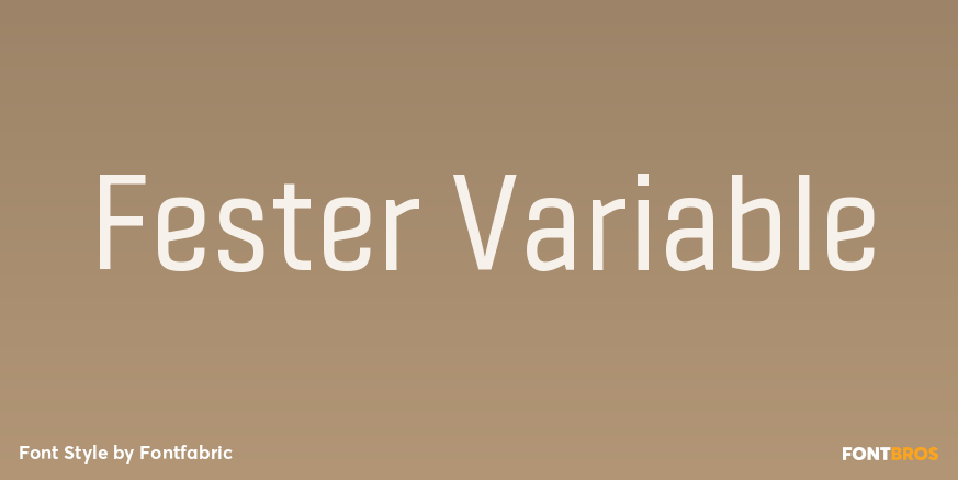 Fester Variable Poster