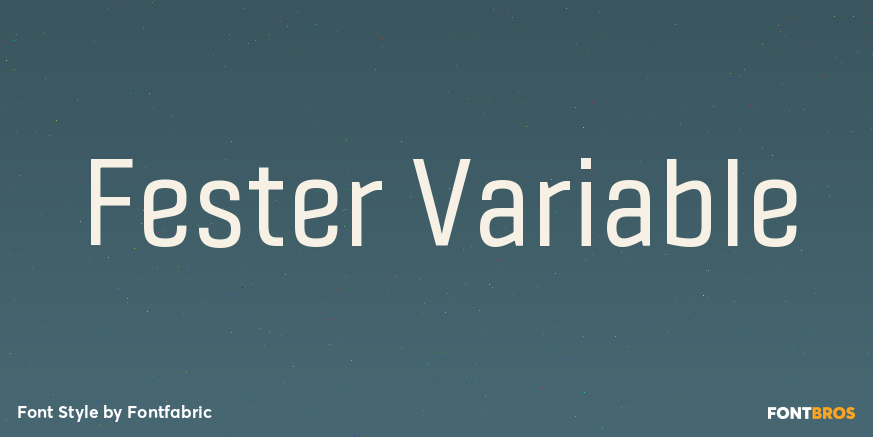 Fester Variable Poster